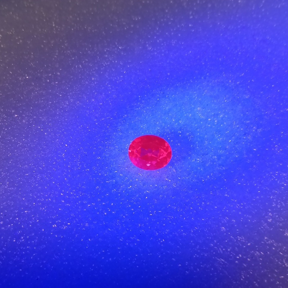 Faceted Oval Ruby Gemstone 3.5 Ct - image 4